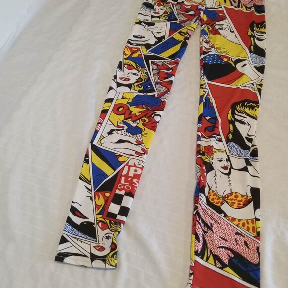 Stretchy cartoon design legging Small spandex & polyester - Picture 6 of 6